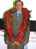 г.Москва - 2002. Руслан Пономаре - 16-й чемпион мира ФИДЕ по шахматам.