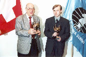 Участники матча Корчной-Пономарев.  г.Донецк - 2001