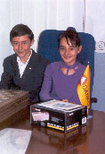 Сергей Карякин и Екатерина Лагно.  г.Донецк - 2002. 